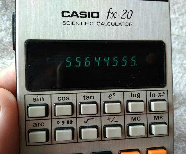 Code Point Fd20 Casio MADE IN JAPAN CASIO FX-20 calculadora científica vintage retro year ...