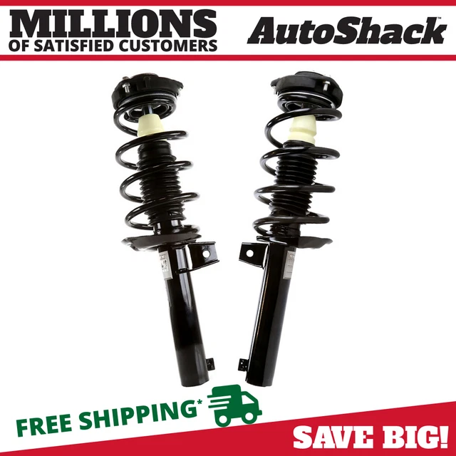 Front Complete Struts Coil Springs Pair 2 for VW Jetta Passat Beetle CC Golf V6