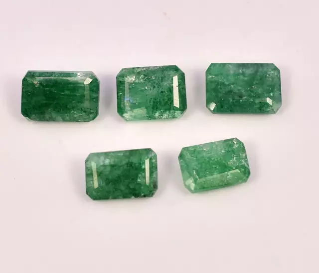 12.00 Ct Lot Naturel Émeraude Verte Colombienne Pierre Précieuse En Vrac...