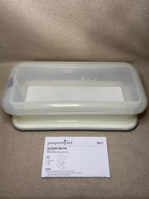 Pampered  Chef Ice Cream Cake Pan #1551 - Retired