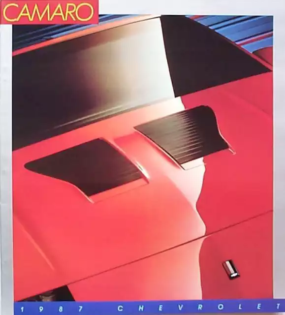 1987 Chevrolet Camaro Brochure Z28/IROC-Z/LT/ETC