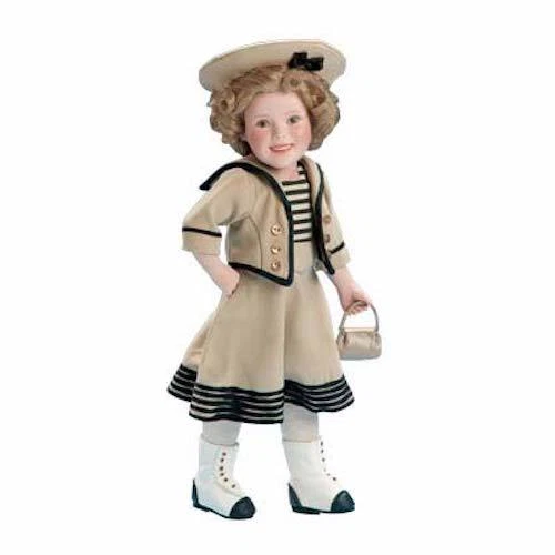 SHIRLEY TEMPLE 10" WEE WILLIE WINKIE MOVIE CLASSICS DANBURY MINT DOLL w/ BOX