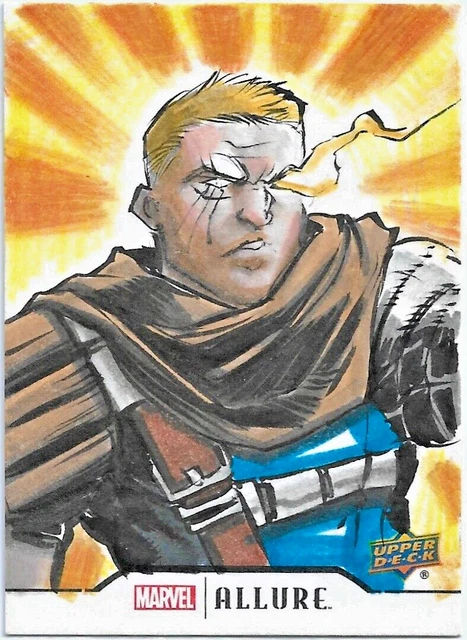 2022 Upper Deck Marvel Allure Cable from Deadpool Sketch by Ajhay Cerezo #1/1 2022 Upper Deck Marvel Allure Cable from Deadpool Sketch by Ajhay Cerezo #1/1