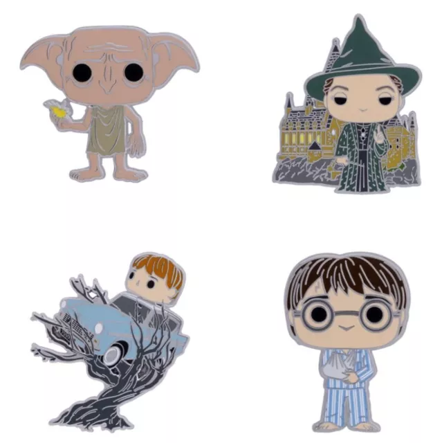 Harry Potter - Chamber of Secrets Pin 4-Pack  [OE]