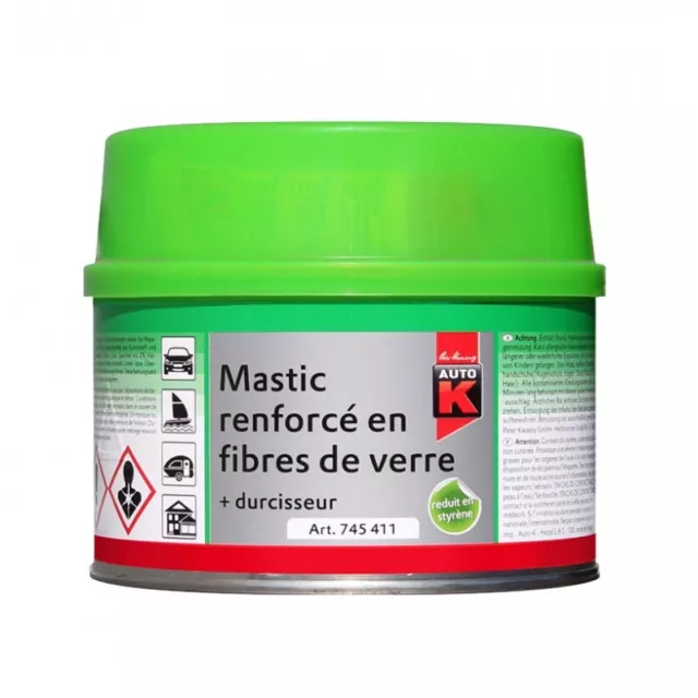 500 g - Mastic polyester armé