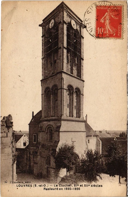 CPA Louvres Le Clocher (1340383)