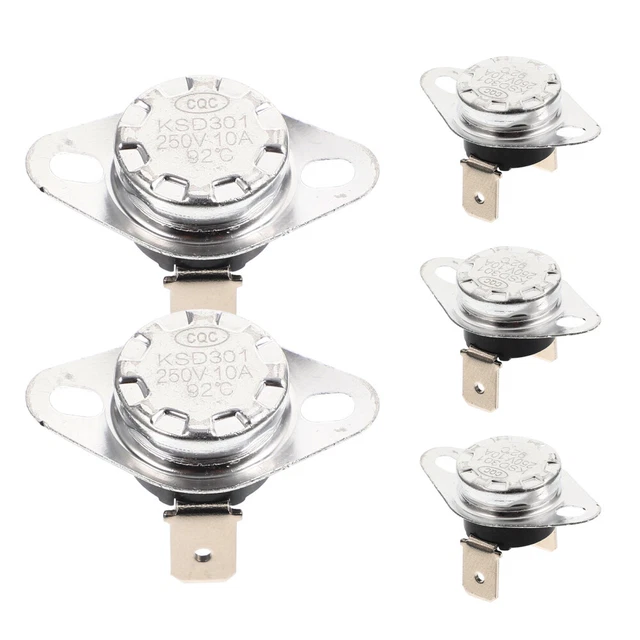 5pcs Auto Reset Temperature Control Switch for Household Electric Appliances
