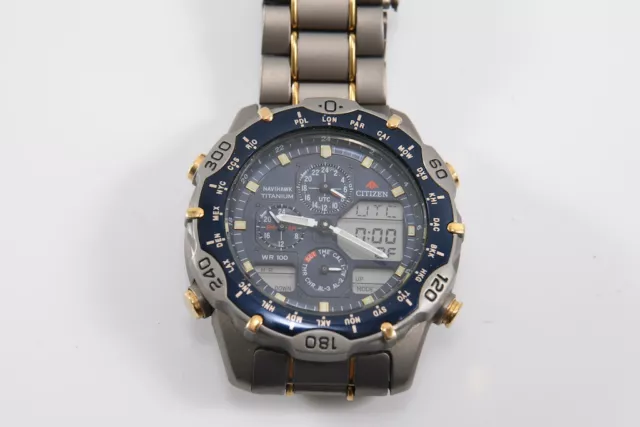 P17A24- Citizen Armbanduhr NaviHawk Titanium Quartz