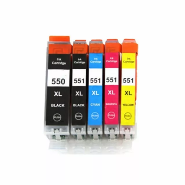 Non-OEM PGI-550XL & CLI-551XL Ink Cartridges For MG6650 iP8700 MG7550 PIXMA LOT