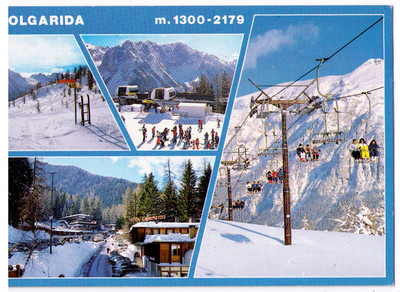 CARTOLINA 1954 AMBLAR DON TRENTO  VAL DI NON TRENTINO ALTO ADIGE VIAGGIATA 