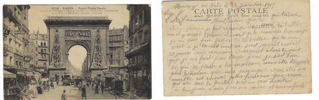 CPA PARIS 10e - Boulevard et Porte St-Denis (77029