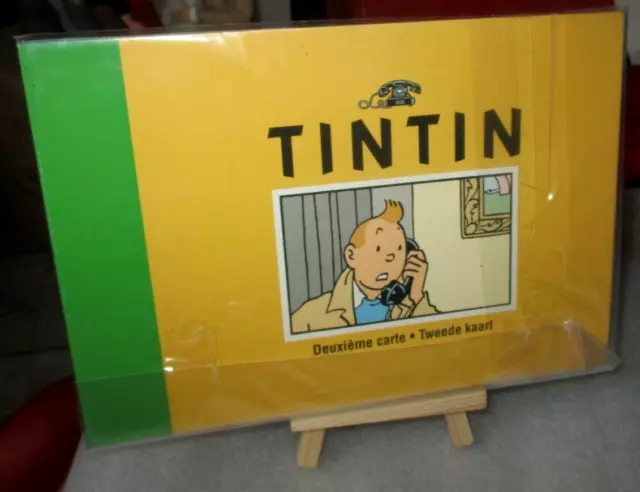 Hergé&Tintin-Carte téléphonique No 2,en étui -Lotus Bleu-Limité&Numéroté-1995