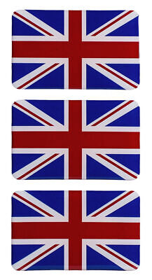 Union Jack 3D Deco Gel Bandiera del Regno Unito Adesivi Set per Auto Moto:...