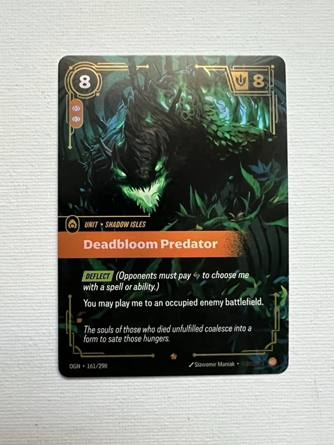 RIFTBOUND LEAGUE OF Legends TCG | Deadbloom Predator | OGN 161/298 ...