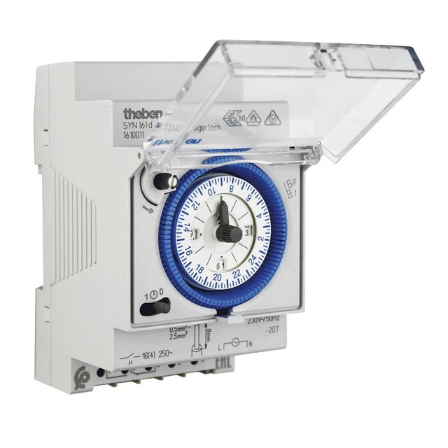 Horloge Programmable Digitale Theben TR610 TOP2 - 230V, Programme Hebdomadaire - Occasion