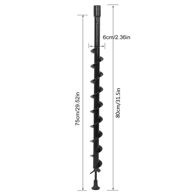 Ground Borer Hole Digging Auger For Home DIY Project Fence Hole