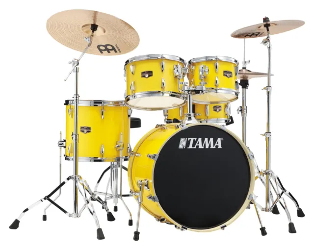 Tama IE50H6W-ELY Imperialstar Drumkit Electric Yellow Schlagzeug Becken Ständer