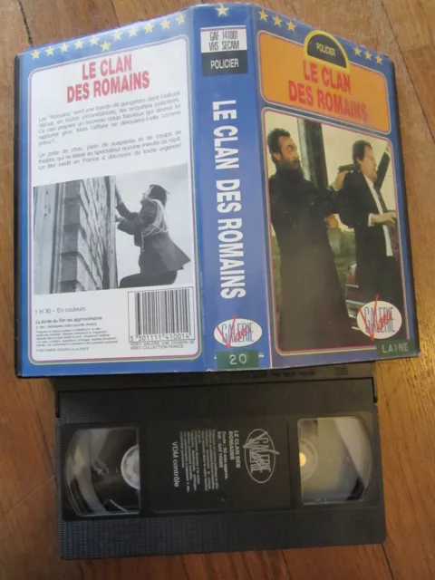 Le clan des romains de Stelvio Massi, VHS, Policier, RARE INEDIT DVD!!