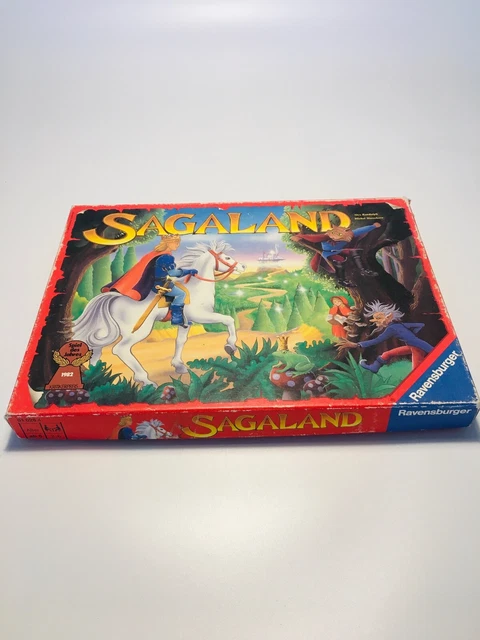 Brettspiel Ravensburger Sagaland 1994 Vintage