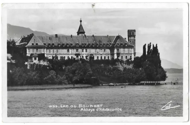 Lac du Bourget Abbaye d' Hautecombe en Savoie 73 CPSM animée écrite