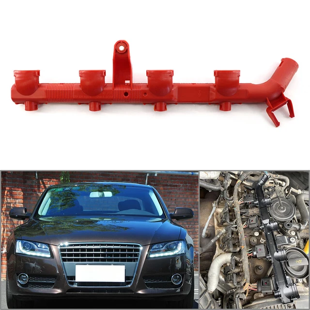 RED IGNITION COIL Engine Wire Wiring Harness For Audi A4 S4 A5 S5 A6 S6