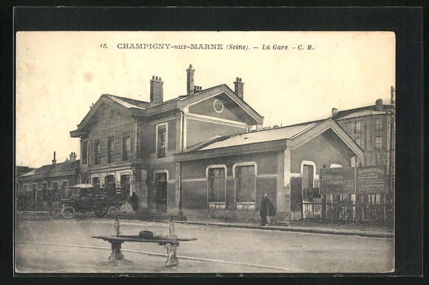 CPA Champigny-sur-Marne, La Gare, La Gare