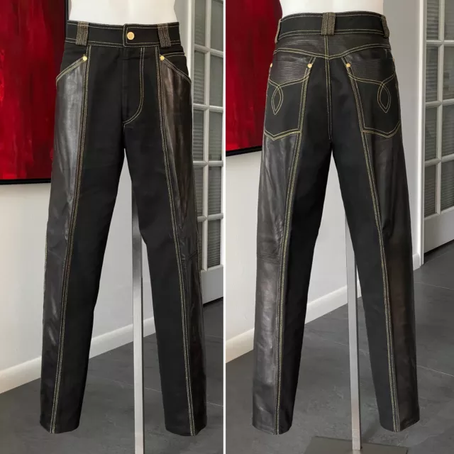 VERSACE JEANS SIGNATURE jeans black size 32 from S/S 1993 Miami collection