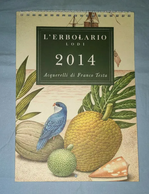 Calendario L'ERBOLARIO 2014 acquerelli Franco Testa