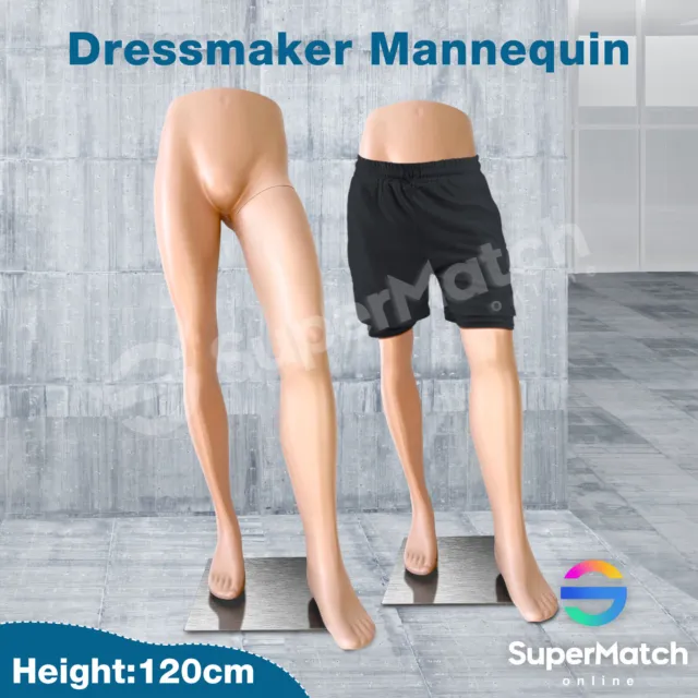 Male Leg Form Mannequin Manikin Dummy Torso Half Body Model Shop Dressmaker