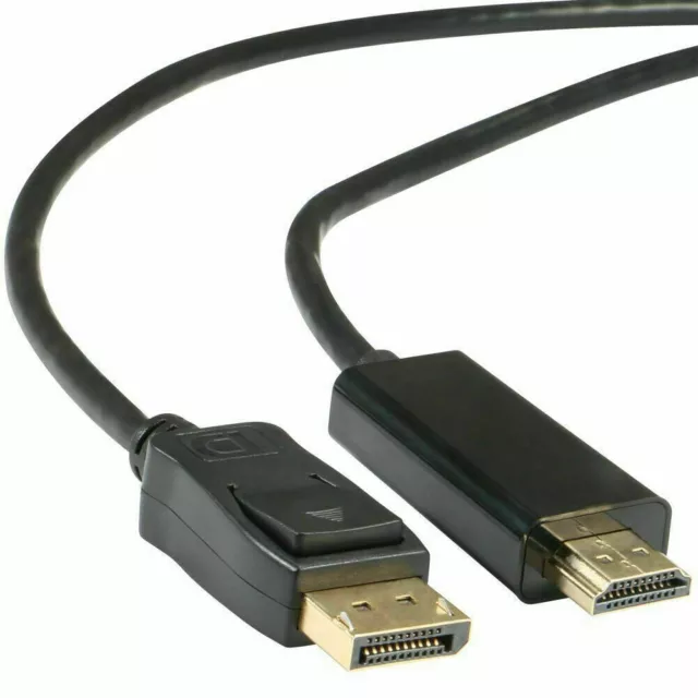 Cable de audio y video DisplayPort DP a HDMI 3 FT 6 FT 10FT 15 FT PC HDTV 1080P 2