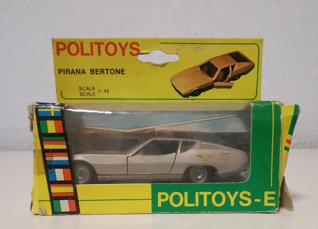 1967 Politoys Jaguar Pirana Bertone Échelle 1/43 N° 588