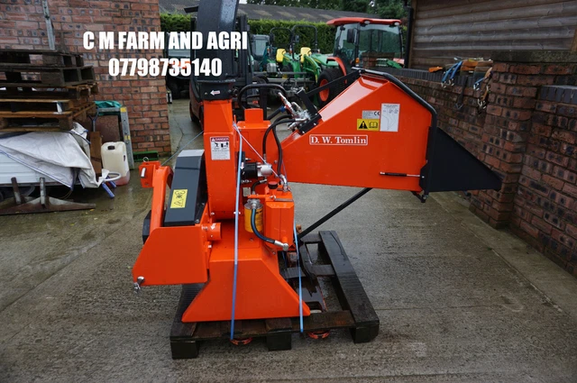 NEW 6& WOOD Chipper Dw Tomlin Linkage Mounted Pto Driven On Compact ...