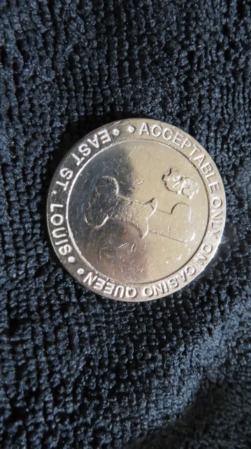 Casino Queen East St. Louis Il. River Boat Casino $1.00 Token