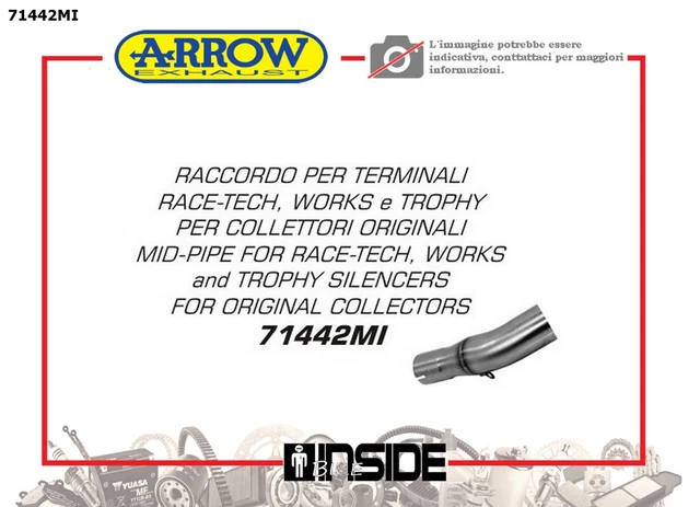 Raccords Bas Pour Collecteurs ARROW - Compatible Suzuki GSX 1250 F (2010-2016) - Neufs