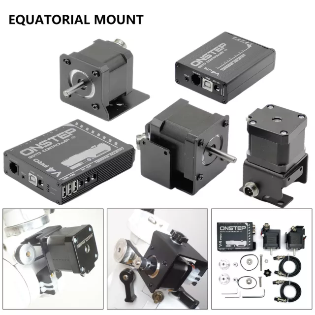 V4 EXOS2 Onstep EXOS2 Equatorial Mount V4 GOTO Upgrade Kit Biaxial Tracking2b
