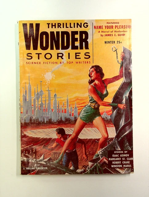 Thrilling Wonder Stories Pulp Jan 1955 Vol. 44 #3 FN- 5.5
