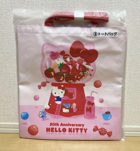 Hello Kitty Ichiban Kuji Tote Bag 50th Anniversary Sanrio Prize