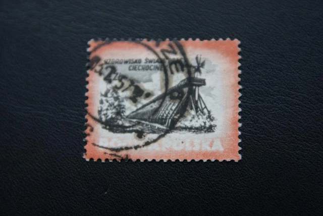 Polen, 1957, Mauer? (gestempelt)