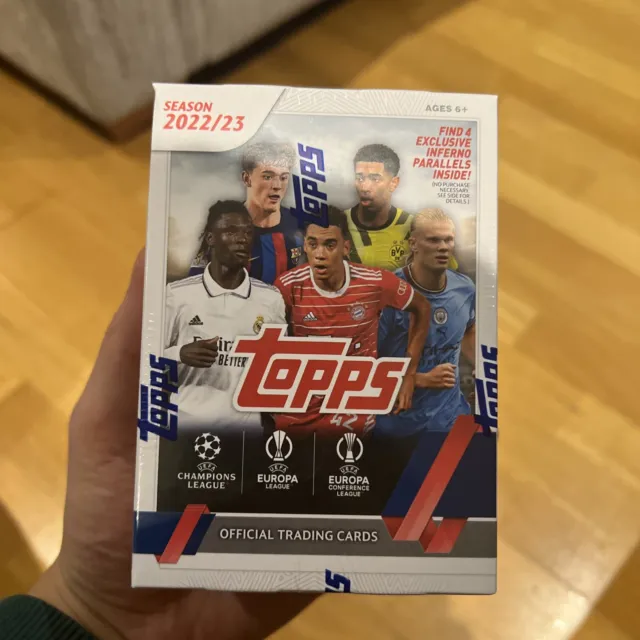 2022/23 Topps UEFA Club Competitions Soccer Hobby Box Factory Sealed #2