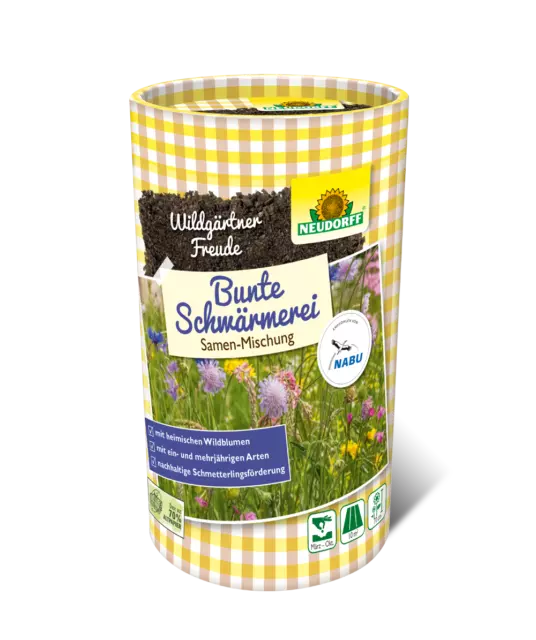 Neudorff Wildgärtner Freude Bunte Schwärmerei Samenmischung 50 g für 10 qm