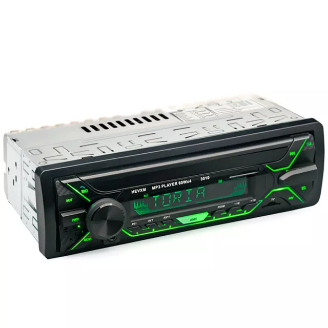 Car Stereo Audio Radio MP3 Player Single 1DIN Bluetooth USB FM SD AUX Head Unit