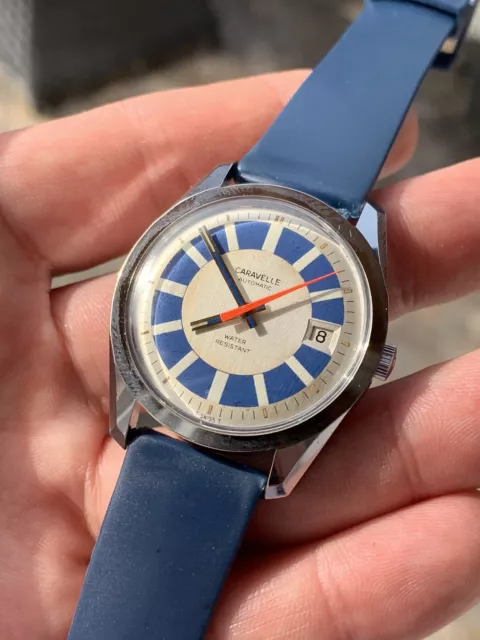 VINTAGE CARAVELLE MENS Watch Swiss Made Hand winding Lovely Condition 36mm 399.00 PicClick UK