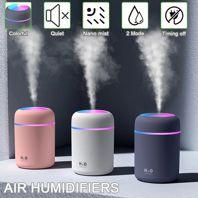Aroma Humidifier Essential Oil Diffuser Grain Ultrasonic LED Air  Aromatherapy
