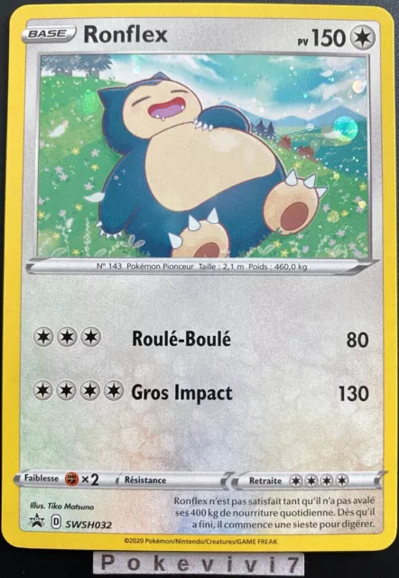 Pokemon Card RONFLEX SWSH032 PROMO Holo Sword & Shield 1 EB01 EN NEW