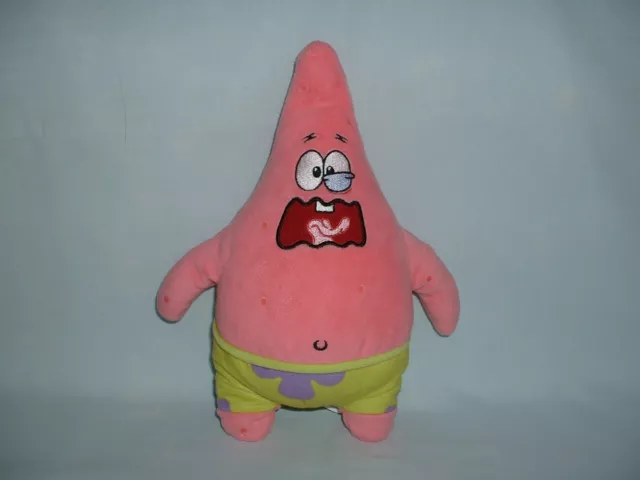 SPONGEBOB SQUAREPANTS Talking 11" PATRICK STAR Cuddly Soft Plush Toy With Sound