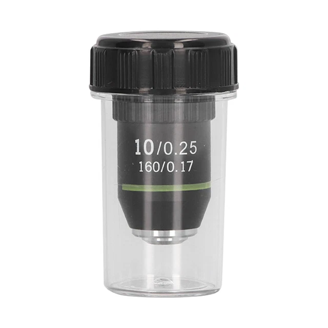 Objective Lens Microscope Lens Good Transmittance Perfect Match Clear Image 10X