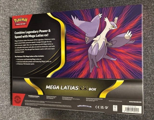 Pokemon Mega Latias EX Box Pokemon TCG Mega Latias EX Box - Factory Sealed Mega Evolution Collection (Evolutions Set) Pokemon Booster Box Pokemon Mega Latias EX Box Pokemon TCG Mega Latias EX Box - Factory Sealed Mega Evolution Collection (Evolutions Set) Pokemon Booster Box