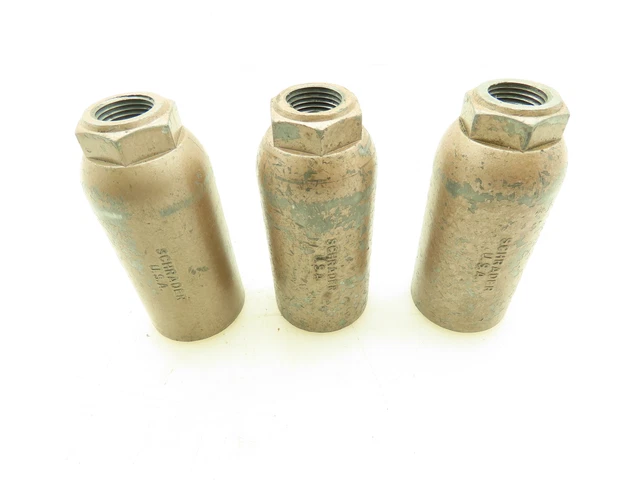 Schrader Bellows Pneumatic Silencer/Muffler 3/8"NPT 3-1/4"Long LOT OF 3