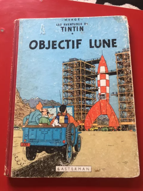 EO - Tintin - Objectif Lune - B8 - 1953 - BE