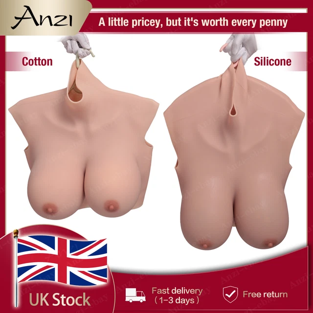 Silicone Breast Formsfor Transgender Crossdresser Silicone Fake Vagina Panties E - Foto 8